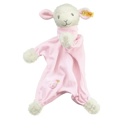 Produktbild von Steiff Träum Süß Lamm Schmusetuch, rosa, 30 cm
