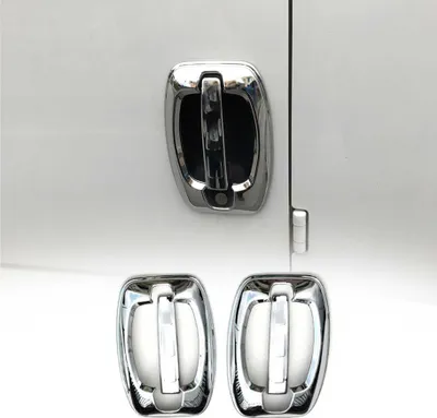 Image de Couverture de poignée de porte pour Fiat Ducato 2006-2024 ABS chromé Chromé 4Pcs