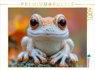 Produktbild von CALVENDO Puzzle Frosch | 1000 Teile Lege-Größe 64x48cm Foto-Puzzle für glückliche Stunden