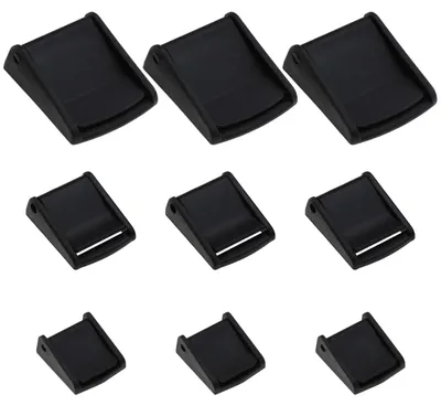 Gurtbandschließen-Set 30-tlg., 20/25/38 mm, Schwarz