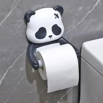 Produktbild von Omgoods – Niedlicher Cartoon-Toilettenpapierhalter für Badezimmer und Küche