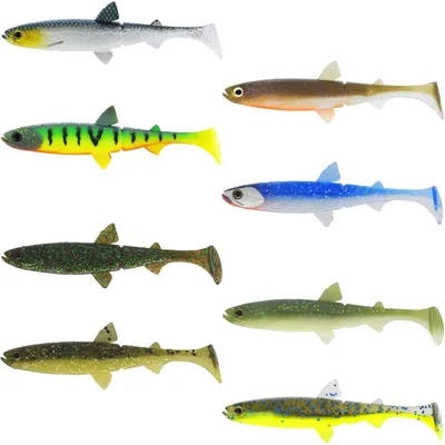 Produktbild von Westin Hypoteez Shadtail 6,5cm 2g - 4 Gummifisch, Farbe:Golden Baitfish