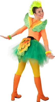 Produktbild von orlob gmbh Kostüm Tutu Tütü grün Damen Gr. S/M Fasching/Karneval