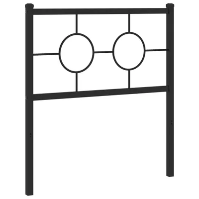 Immagine prodotto di Testiera di Ricambio in Metallo Nero 75 cm