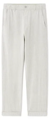 Produktbild von Celio Dolincor Chinohose für Herren, Streifenmuster, Baumwoll-Leinen-Gemisch, Bequemer Schnitt, Größe 40 (US)