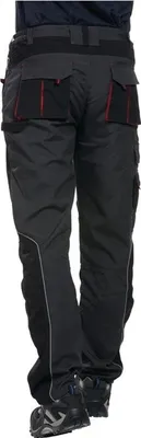 Immagine prodotto di Pantaloni con cintura in vita taglia 54 grigio scuro/nero TERRATREND