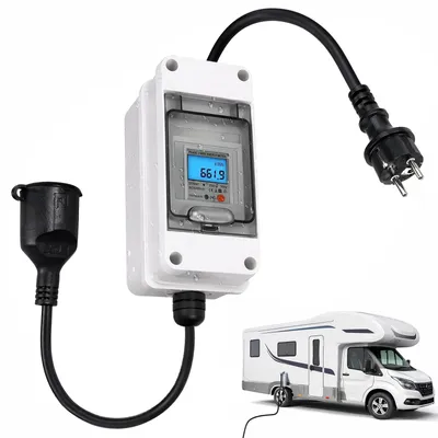 Obrázok produktu pre Mobilný digitálny elektromer, 230V, 16A, stupeň krytia IP65