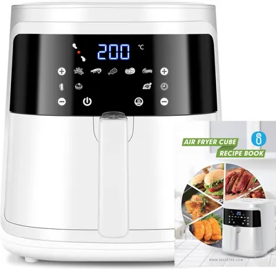 Produktbild von Aigostar - Air Fryer 7L 1900W, 5-in-1 ölfreie Fritteuse, 7 voreingestellte Funktionen mit LED-Bildschirm