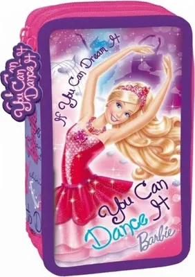 Produktbild von St. Majewski Barbie Schlampermäppchen mit Ausstattung, doppelt, 2 Fächer mit Reißverschluss