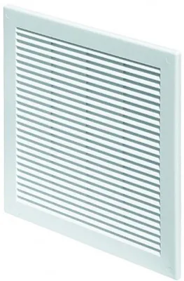 Productafbeelding van Ventilatierooster 15 x 20 cm voor Insectenbescherming - Witte Ventilatie Rooster