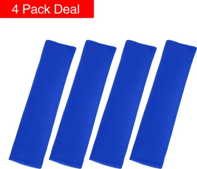 Image de 4pcs Universel Bleu Sécurité Ceinture Sécurité Tampons Couverture pour Voiture Camion SUV