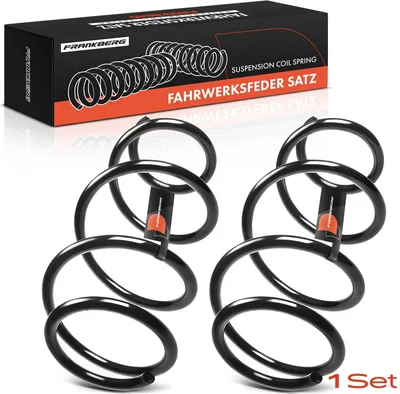 Produktbild von Frankberg 2x Fahrwerksfeder Vorderachse  für Renault Laguna II BG0/1 BG0/1_ KG0/1 KG0/1_ 2001-2007