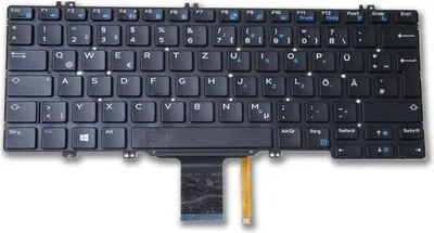 Produktbild von Tastatur für Dell Latitude 7290 7380 7380 7389 7390 E5280 deutsch 02TVV1 mit Backlight