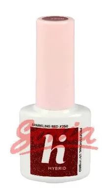 Produktbild von Hi Hybrid Hybrid-Nagellack Nr. 250 Funkelndes Rot 5 ml