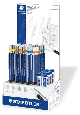 Image de STAEDTLER® 775 CA30P Présentoir de porte-mines + mines fines