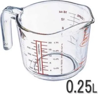 Produktbild von Arcuisine Messbecher 0,25l Glas