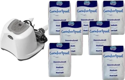 Produktbild von Intex - Salzwassersystem 26670GS & Poolsalz 140 kg
