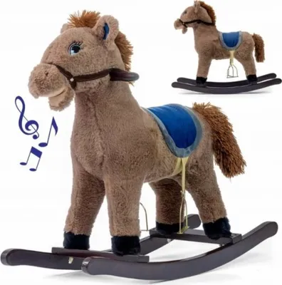Immagine prodotto di Cavallo a dondolo per bambini Łatek marrone