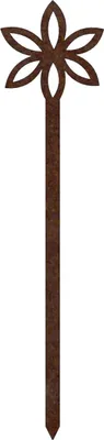 Produktbild von CORGARDEN Gartendekoration Blume 3, 68 x 16  cm, Cortenstahl CORGARDEN 1056