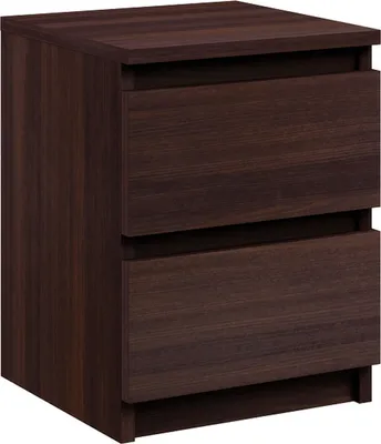 Produktbild von Nachttisch Kommode mit 2 Schubladen Sideboard wenge
