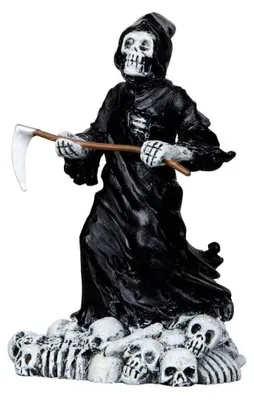 Sensenmann-Figur, Halloween-Deko, Polyresin, 7,8 cm