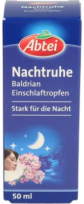 Immagine prodotto di Abbey Night's Rest Sleeping Drops Tintura di valeriana forte per la notte, soluzione da 50 ml