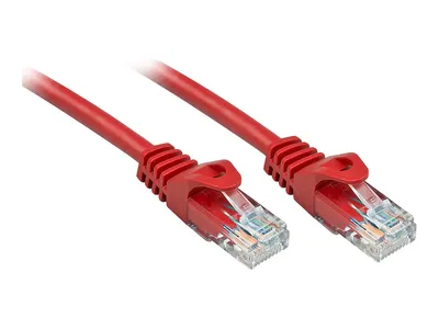 Produktbild von Lindy 48187, 10 m, Cat6, U/UTP (UTP), RJ-45, RJ-45, Rot