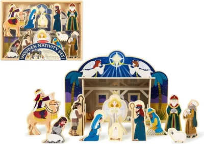Produktbild von Weihnachtskrippe Jumbo aus Holz