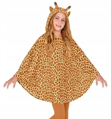 Imagen del producto de Widmann 48158 - Disfraz de jirafa para niños, incluye capa con capucha, ideal para fiestas temáticas y carnaval