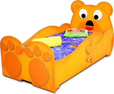 Produktbild von --Bär Kinderbett Jugendbett Junior Betten Bett Kinderzimmer Spielbett Lattenrost