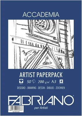 Productafbeelding van Fabriano tekenpapier, katoen, wit, 29,7 x 442 x 0,5 cm
