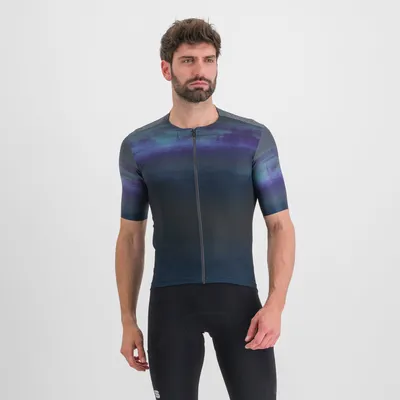 Produktbild von SPORTFUL Kurzarm Fahrradtrikot - FLOW SUPERGIARA - Blau/Schwarz L