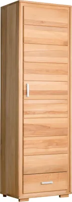 Dielenschrank Genf 1-türig - Kernbuche Massivholz geölt