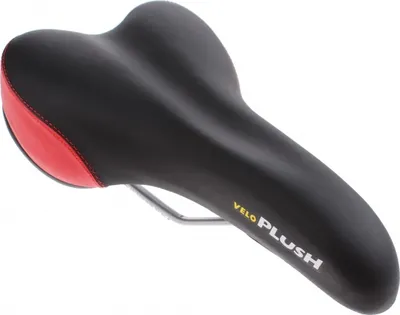 Produktbild von Velo Sattel Plüsch Sport VL-3011 Schwarzrot