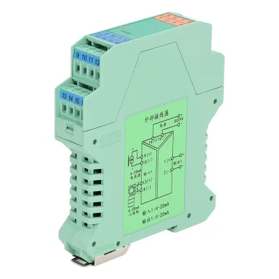 Zdjęcie produktu dla Izolator sygnału DC, izolator sygnału prądowego, przetwornik prądowy DC24V, przetwornik prądowy 1 w 1, izolator sygnału na szynę DIN, izolator sygnału prądowego DC