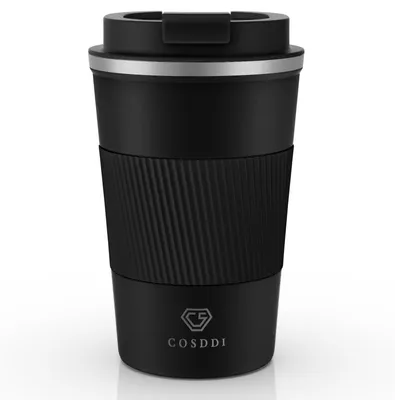 Productafbeelding van Solidchoice - Thermos Travel Mug 380ml met Lekvrije Deksel