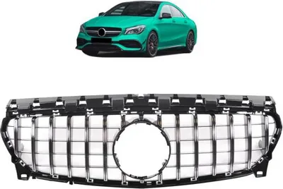 Produktbild von Kühlergrill schwarz / glanz passend für Mercedes CLA 117 16-19 Sport-Panamericana GT