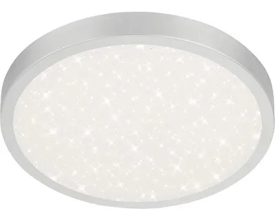 Image de STERENENHIMMEL CCT LED Plafonnier BRILONER LEUCHTEN RUNA, 24 W, 3000 lm, IP20, couleur argent, métal-plastique, Ø 38 cm