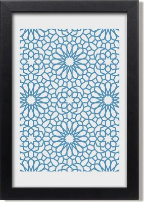 Produktbild von Bild 20x30 MDF-Rahmen, Wandkunst Orientalisches Muster