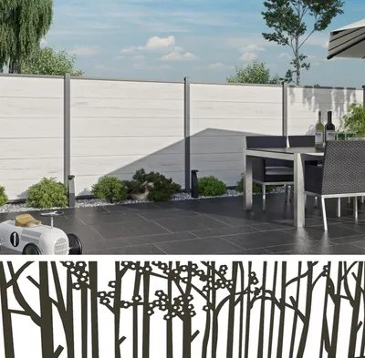 Produktbild von TeJe ECOSTECK-Gitterfüllung Bambus 20 x 280 x 1800 mm