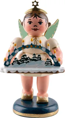 Produktbild von Engel mit Schwibbogen (6,5cm) von Hubrig Volkskunst