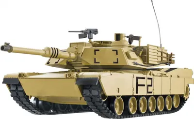 Produktbild von Amewi RC Panzer 1:16 U.S. M1A2  R&S/2.4GHz/Holzbox Metallgetriebe/QC