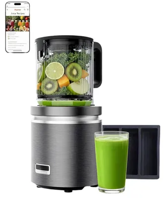 Produktbild von Slow Juicer - Kaltentsafter - 350 W - 124 mm Einfüllschacht - Doppelpress-Technologie - Hohe Saftausbeute - BPA-frei - Leicht zu reinigen