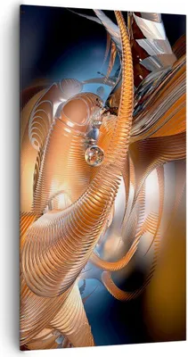 Produktbild von Bild auf Leinwand - Leinwandbild - Grafik konzept abstraktion - 65x120cm - Wand Bild - Wanddeko - Leinwanddruck - Bilder - Kunstdruck - Wanddekoration - Leinwand bilder - Wandkunst - PA65x120-2332