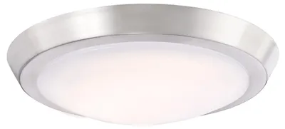 Obrázok produktu pre Stmievateľné LED stropné svietidlo Akryl 28 cm brúsený nikel