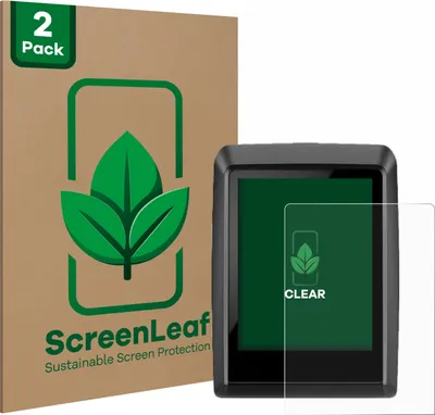 Produktbild von 2x ScreenLeaf Schutzfolie für Bosch Kiox 500 nachhaltiger Displayschutz Display Schutz Folie Klar Transparent