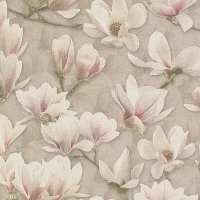 Produktbild von Vliestapete Blumentapete Braun Pink Naturoptik 396101 Mustertapete Pintwalls II