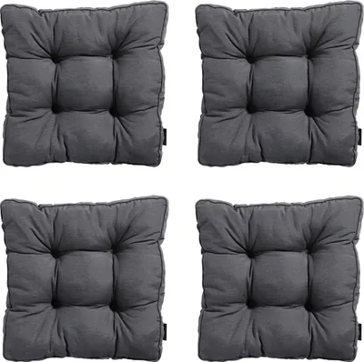 Produktbild von Madison - Sitzkissen Florance Panama grau - Ca. 47x47 cm - 4er-Set