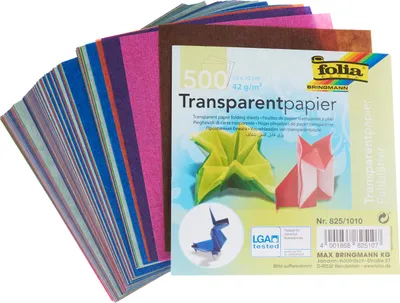 Obrázek produktu pro folia Transparentpapier-Faltbl„tter, 100 x 100 mm