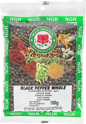 Produktbild von NGR Pfeffer schwarz ganz 100g